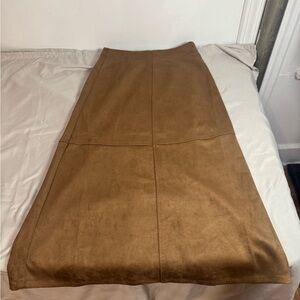 Max Studio Brown Pencil Skirt